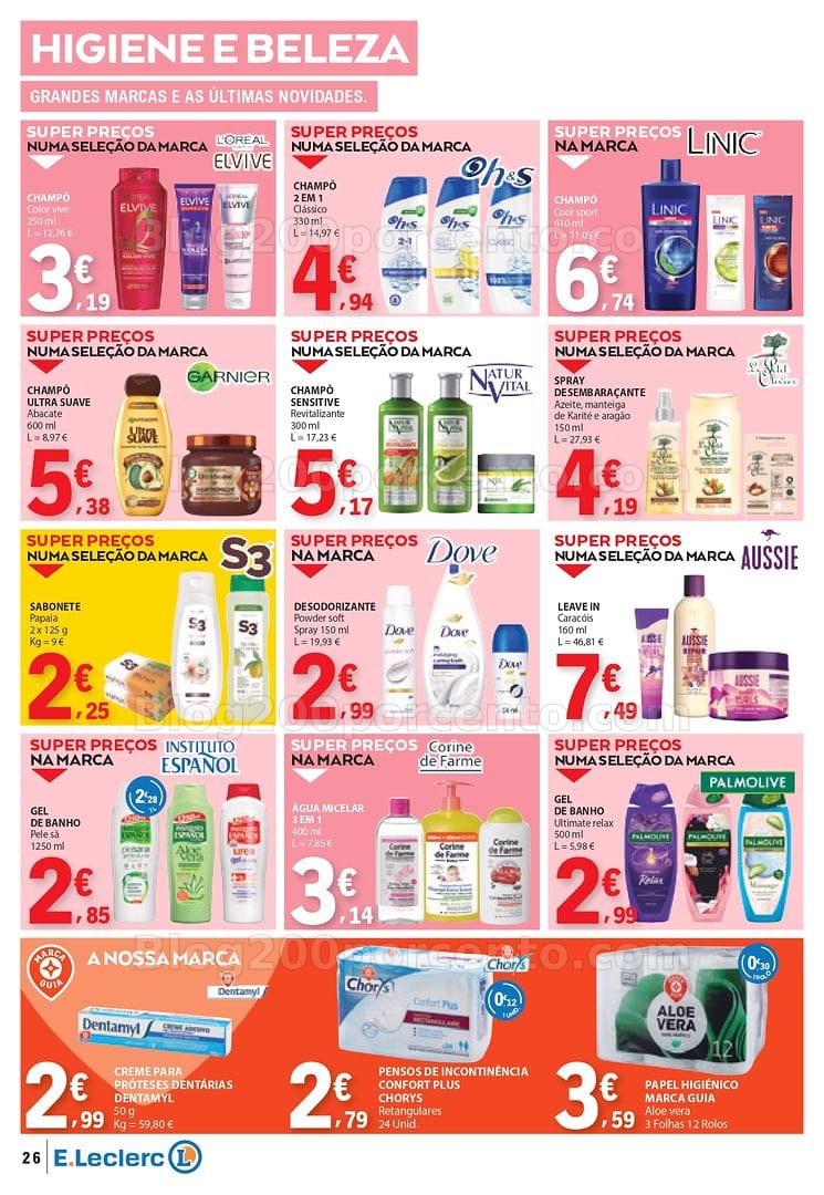 Antevisão Folheto E-LECLERC Promoções de 5 a 11 março